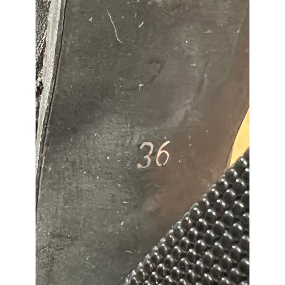 Anthropogie miista 5.5 Hilda $250 Sole Platform Sock MaryJane Heels Shoes Black - Picture 8 of 9